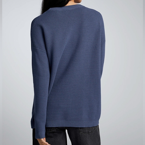 Twik Loose Ottoman Sweater, Lavender, XXS - Picture 11 of 11